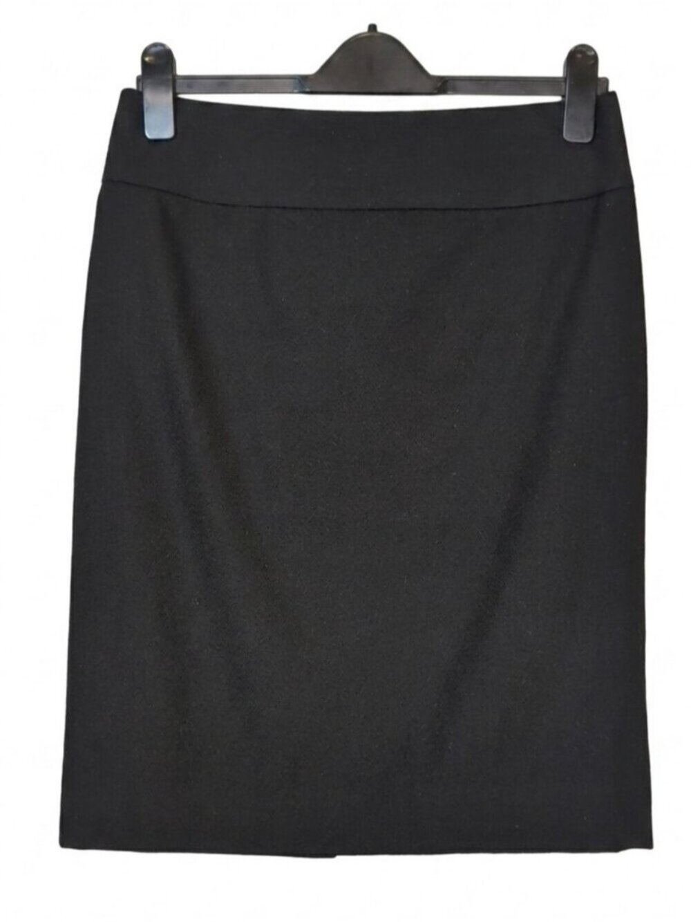 Banana Republic Black Wool Blend Full Zip Pencil Skirt Womens Size 8 Winter